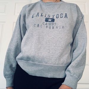 Grey Calistoga crewneck